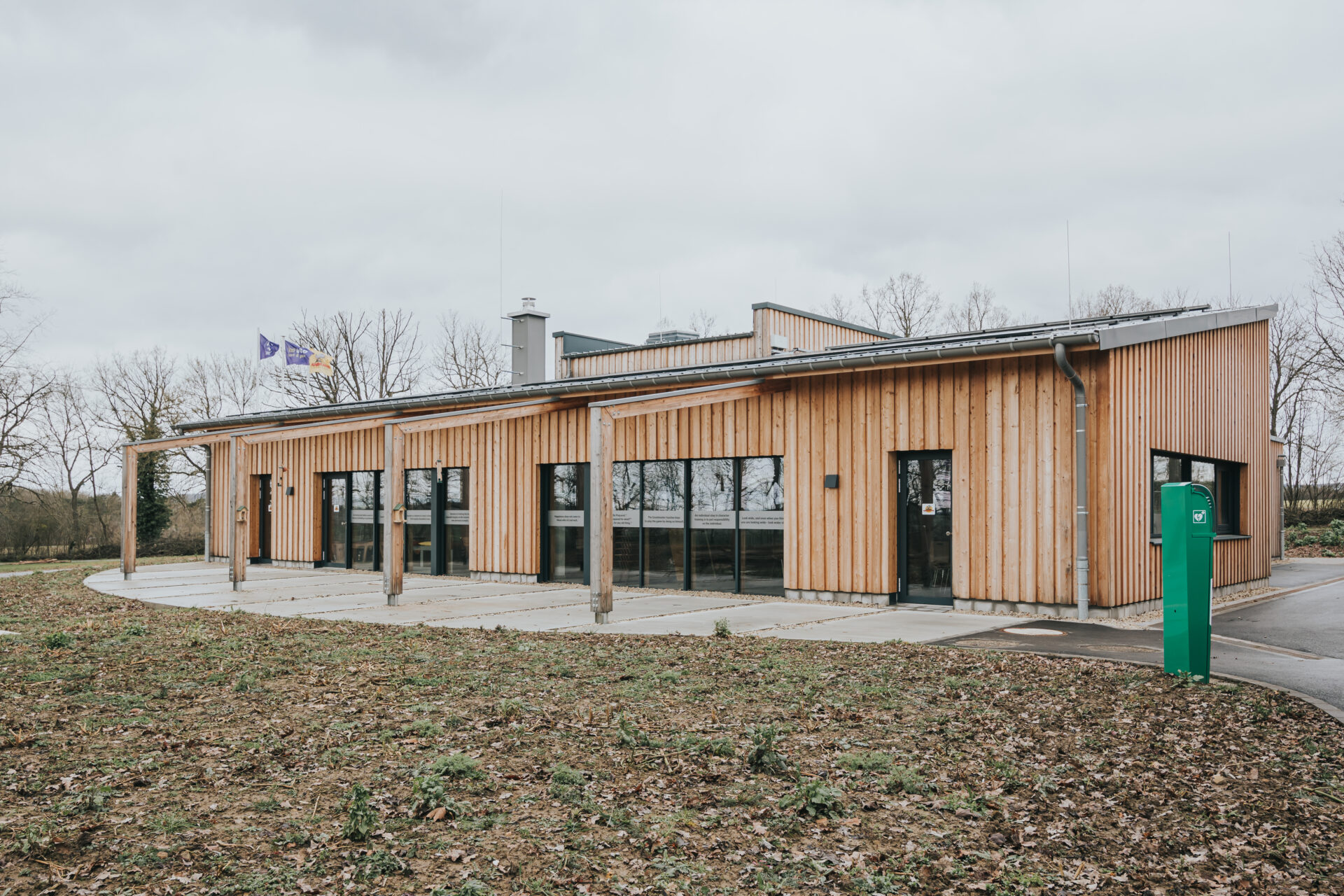 Exterior façade of the scout centre - Badboeschelchen