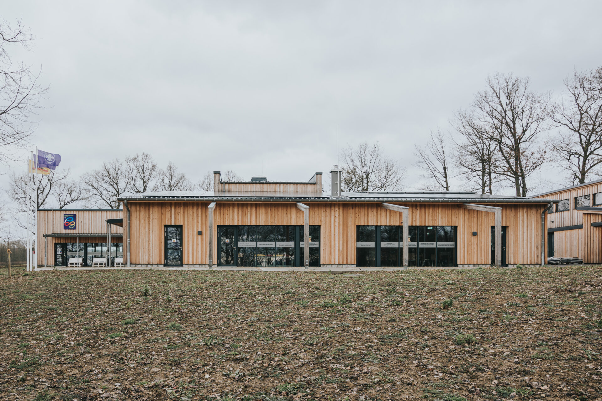 Exterior façade of the scout centre - Badboeschelchen