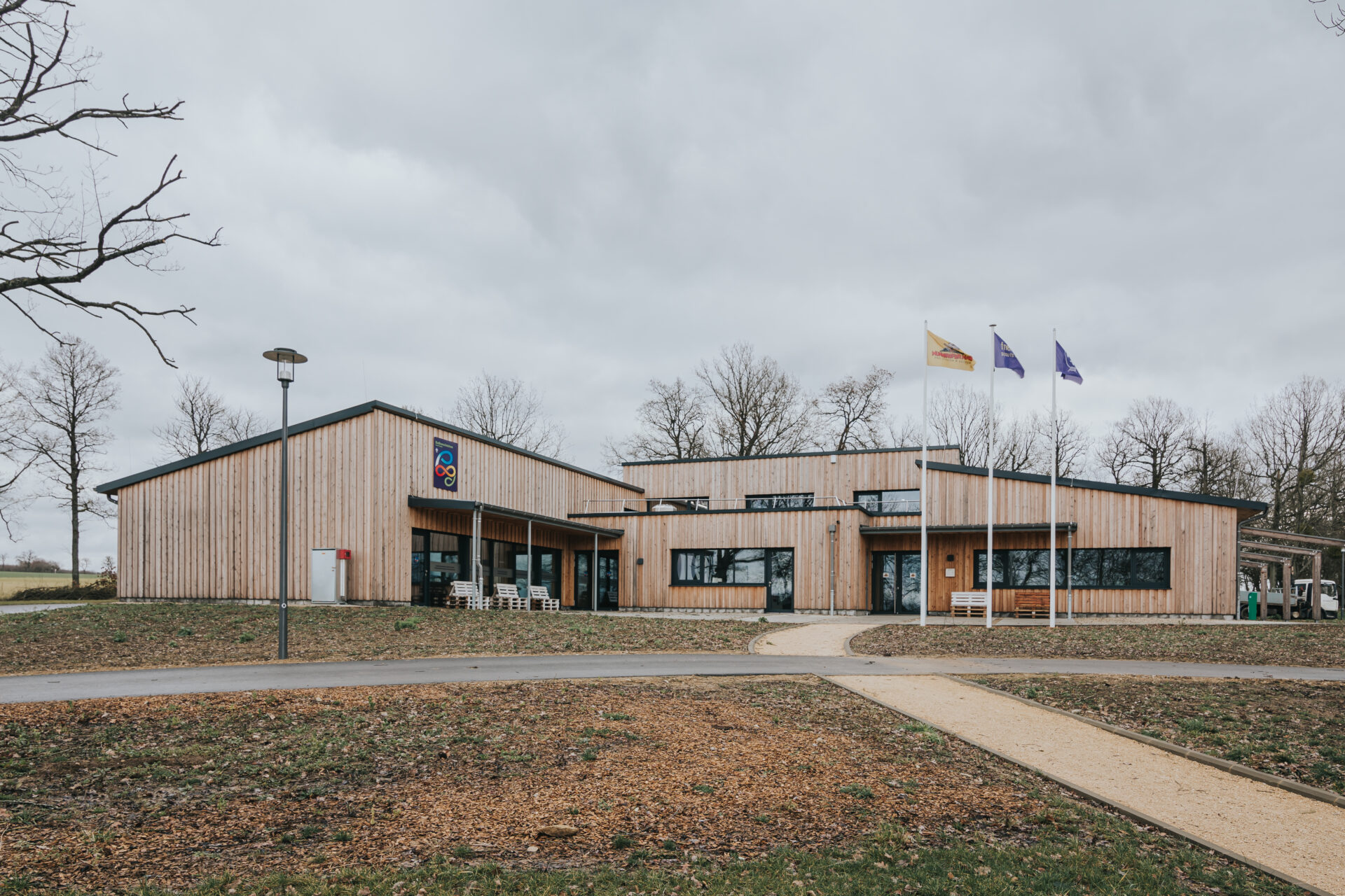 Front façade of the scout centre - Badboeschelchen